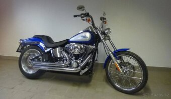 Řidítka TRW Lucas chrom vysoká, risery Harley Davidson - 2