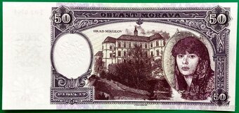 Bankovka 50 Korun, Oblast Morava, UNC, Franck Medina , 2020 - 2