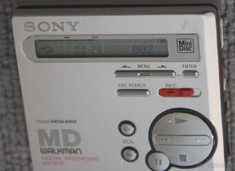MINIDISC / minidisk recorder SONY MZ-R70, manual, MD media - 2