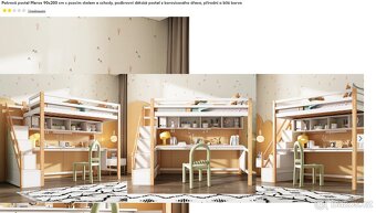 palanda - vysoká postel - nová - 2