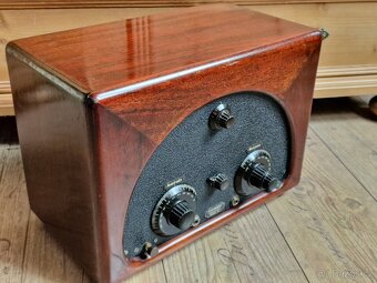 Starožitné rádio Ducretet, Paris, Francie, 7 lampovka, 1929 - 2