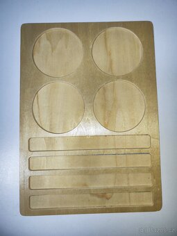 Dřevěné puzzle - zlomky - 2