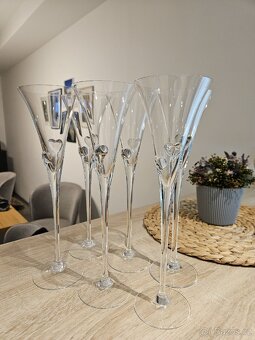 Skleničky na sekt ruční práce - 2