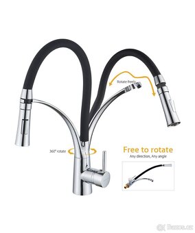 Kuchyňská Baterie s Výsuvnou Sprchou - 2