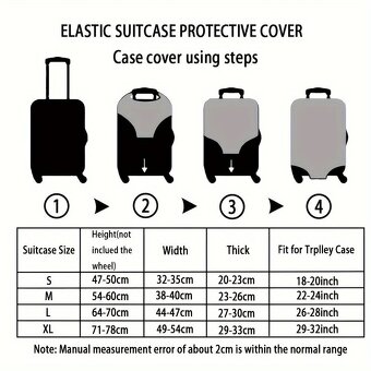 Strečový obal na cestovní kufr - 2