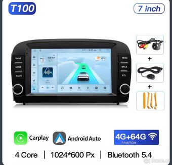 Mercedes-Benz SL R230 android rádio 7” dotyk displej - 2