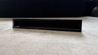 Krbová mřížka LUFT 90X600 černá - 2