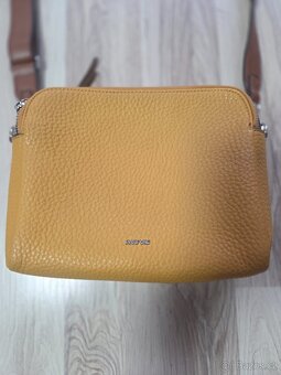 Hořčicová kabelka crossbody - 2