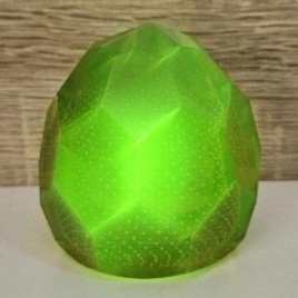 BROUŠENÉ TĚŽÍTKO - URANOVE SKLO - RARITA - 2