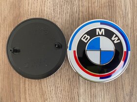 Znak na kapotu nebo kufr BMW 50th divize M 82mm/74mm - 2