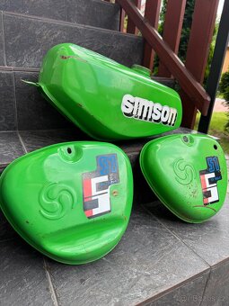 Simson s51 originální set nádrž + kastlíky - 2