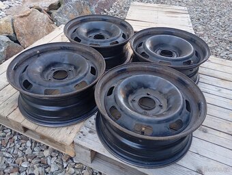 15" sada plechových disků na Peugeot,Citroen 4x108 - 2