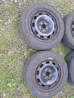 Zimní sada 5x100 Škoda 195/55 R15 - 2