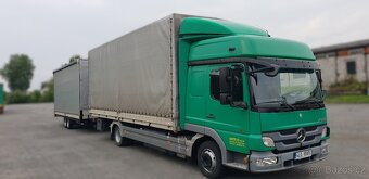 ATEGO 818, Euro 5, valník + přívěs - 2