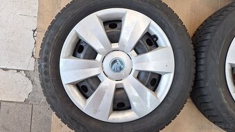 Sada disků Škoda 15" 5x100 zimní pneu 185/60 R15 5+mm Fabia - 2