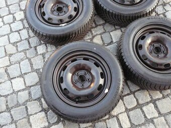 ZIMNÍ PNEU + DISKY ŠKODA 195/65R15 VW SEAT 15" - 2