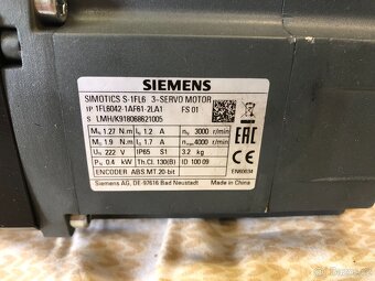 Siemens servomotor s převodovkou - 2