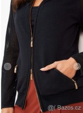 Nový moderní dámský černý svetřík vel. 46-48 - 2