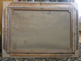 C. Schleuging - Jezero v horách - galerijní obraz - SLEVA - 2