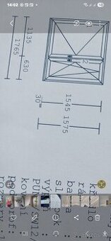 Okno bílé/zl.dub trojsklo - 2