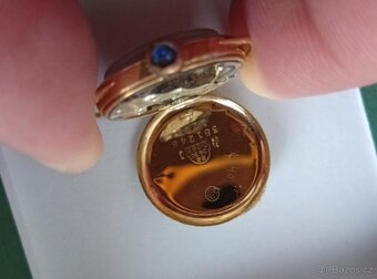 Zlaté dámské hodinky Angelia – zlato 585, funkční, cca 1930 - 2