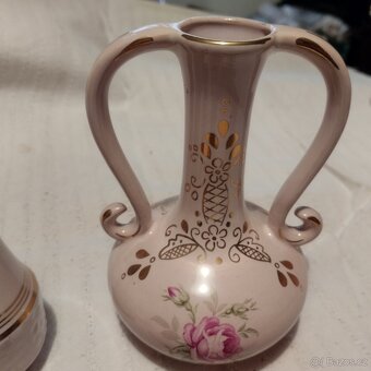 5 x růžový porcelán - 2