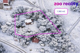 Chata, Dřevce, 1362 m2, okr. Litoměřice - 2