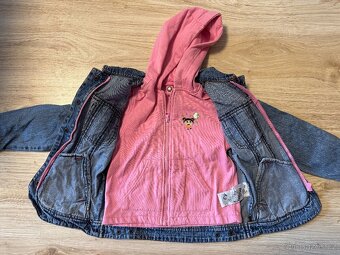 dětská džínová bunda 2v1 Polomino, vel 122 - 2