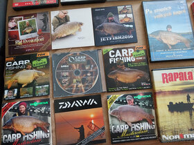 Rybolov, rybářství, 20x DVD lov kaprů, sumců.... - 2
