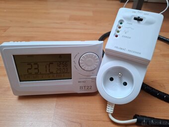 Bezdrátový termostat ElektroBock BT22 + přijímač - 2