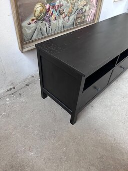 Ikea TV stolek HEMNES ( černohnědý ) - 2