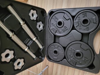 Decathlon nakládací činky - 2
