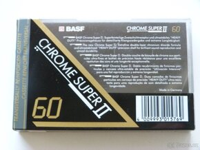 audio kazeta BASF CHROME SUPER II - 2