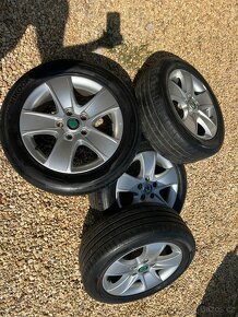 Originální letní alu sada Škoda 205/55R16, Hankook 5mm - 2