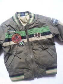 frajerská bunda s nášivkami Next vel. 74/80 - 2