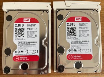 NAS QNAP TS-231P2 + 2x 2TB WD RED NAS HDD SATA - 2