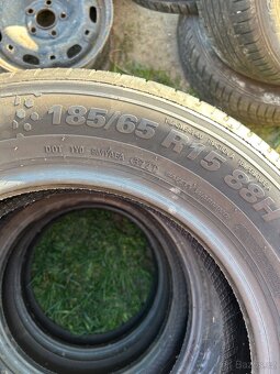 Prodam 4x letní pneu Kumho 185/65 R15 - 2
