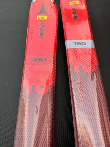 NOVÉ Juniorské lyže ATOMIC Redster 130 cm a 150 cm + vázání - 2