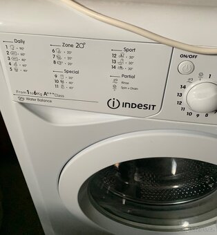Pračka Indesit 1-6kg AAA+ Class - 2