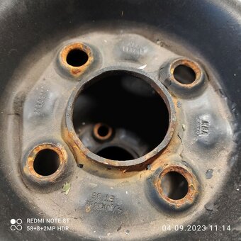 13" plechová kola – 4x100 – ŠKODA (SEAT, VW, OPEL) - 2