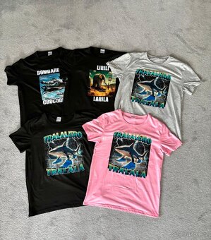 Trička Bombardiro Crocodilo, Tralalero Tralala - 2