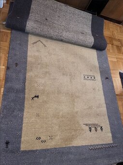 INDO GABBEH ručně vázaný koberec IKEA, 100% vlna,140x200cm - 2