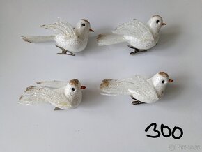 Vánoční ozdoby - staré -špičky- pěnové - 2