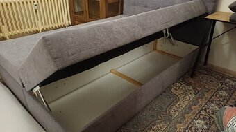 Postel 140× 206 s úložným prostorem - 2