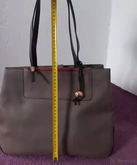 Nová kabelka Carpisa Fango Mud vínová šedivá - 2