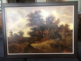 Obraz 'Chatrč v buši' - Jan Hladký 1997 - 2