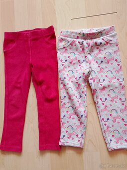 Zateplené dívčí legíny vel.92 - 2