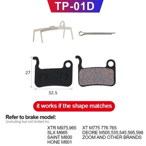 Brzdové destičky k elektrokolům na kotouč. brzdy i hydraulic - 2