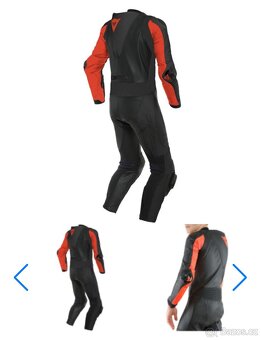 Kombinéza na moto Dainese LAGUNA SECA 5 1PC LEATHER SUIT BLA - 2