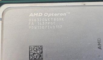 4x CPU AMD Opteron 6320 8 jádrová 16MB 2,80 Ghz - 2